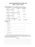 Đề thi GHKII - Toán