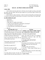 BÀI 45 SỰ PHÁT SINH LOÀI NGƯỜI