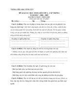 Đề giao lưu Hs giỏi