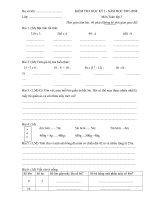 Đề thi học kì 1, 07-08, toán 3