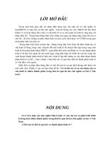 Cơ sở tồn tại và sự vận động của cơ cấu kinh tế nhiều thành phần trong thời kì quá độ lên chủ nghĩa xã hội ở Việt nam