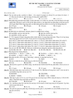 Đề thi thử ĐH Hóa 2008