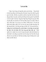 Những yếu tố ảnh hưởng đến sự hình thành và vận động của giá thuốc tân duợc trên thị trường Việt Nam trong giai đoạn hiện nay