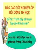 Tâp đọc - kể chuyện lớp 2