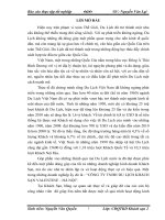 giải pháp nâng cao nghiệp vụ, phương hướng và mục tiêu kinh doanh tại Khách Sạn Valentine