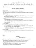 Giao an Ngoai gio len lop 10