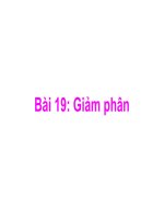 bai 19 giam phan