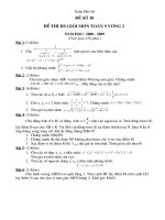 Đề thi chonHSG cấp tỉnh toán 9 có đáp án(đề 6)