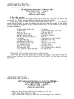 Đề đáp KTDK lớp 4 (KI)