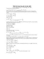 gia tri lon nhat nho? nhat va bat dang thuc