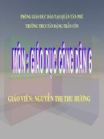 Bài 14: Thực hiện trật tự an toàn giao thông