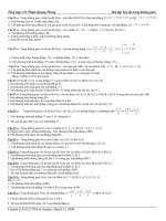 ôn thi TN THPT : Tổng hợp bài tập tọa độ trong Kj