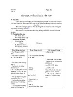 Tập hợp. Phần tử của tập hợp.