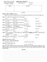 KT chương 1 số học