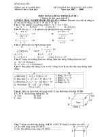 đề thi kiểm tra khảo sát chất lượng toán 8