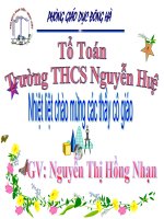 Tiết 40: Các trường hợp bằng nhau của tam giác vuông