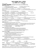 Đề kiểm tra 1 tiết 11 CB