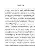 Thực trạng và một số chính sách phát triển kinh tế nông nghiệp nông thôn huyện Thanh Sơn - tỉnh Phú Thọ giai đoạn 2006 – 2010