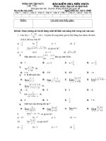 De trac nghiem 15ph chuong 3 Gioi han