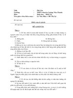 ĐỀ THI SINH 1O + ĐÁP ÁN