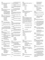 MOT SO CAU HOI TRAC NGHIEM SINH 12