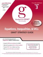 GMAT - the equations, inequalities, and vics guide 4th edition(2009)bbs