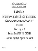 Ôn tập chương I (Đại số 9)(Trò chơi:Chinh phục đỉnh Tam Đảo)