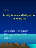 Dia ly 10 - Bai thi truong