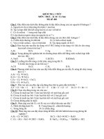 Đề kiểm tra (Cơ bản)