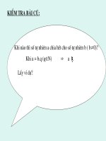 Tiết 24:Ước và bội