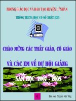 phuong trinh bac nhat hai an