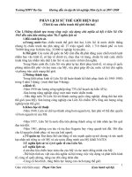 Ôn tâp tốt nghiệp( phần lịch sử thế giới)