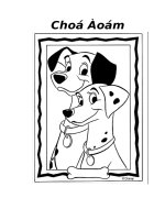 Hình mẫu cho bé tô màu