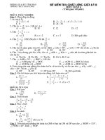 Kiểm tra chất lượng giũa kỳ 2 - Toán 6