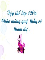 GIÁO ÁN HỘI GIẢNG CẤP TỈNH KHÁNH HOÀ