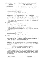 Đề thi HSG Tỉnh Thái Bình 07-08