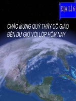 cấu tạo bên trong của trái đất