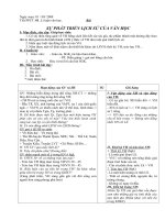 tiêt1.Sự phát triển lịch sử của văn học