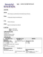 Giao an dai 7 - Tiet 52 - 3 cot moi