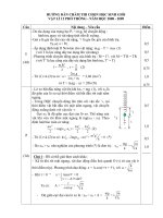 HD chấm thi HSG Lí năm 08-09 khối PT của tỉnh TT Huế
