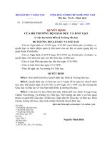 Điều lệ trường tiểu học