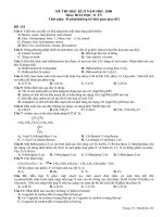 Đề thi HK II (NC)