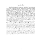 phát triển kinh tế nông thôn trong nền kinh tế thị trường ở Việt Nam. 