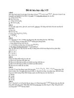 Đề thi trắc nghiệm hóa học cấp 3-55