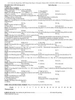 Bài kiểm tra viết số 1, HK II, Hóa học 12 CB