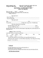 HOP DONG  LAM BAO VE NHA TRUONG