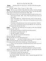 Kịch bản ĐH Liên Đội