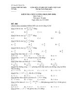 Đề thi HK II -11CB