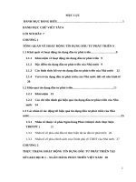 Hoạt động tín dụng đầu tư phát triển của Nhà nước tại Sở giao dịch I – Ngân hàng Phát triển Việt Nam