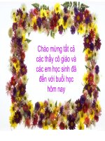 Hệ trục tọa độ Tiết 1